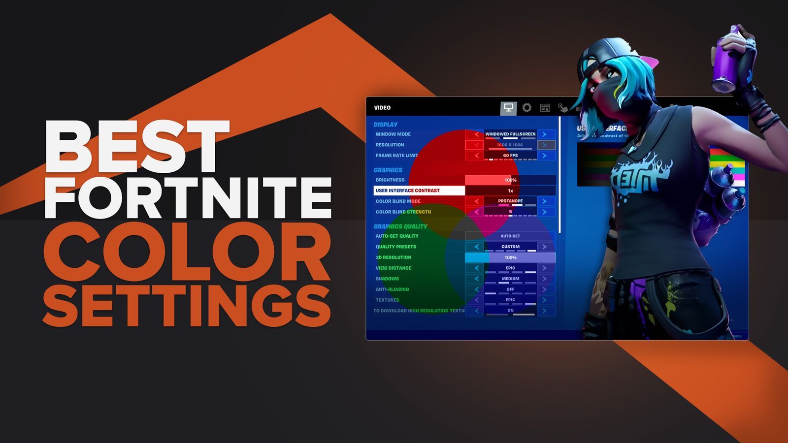 Best Fortnite Color Settings | TGG